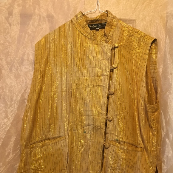 Nadya Gold Vest Handmade in Bali - Picture 1 of 4